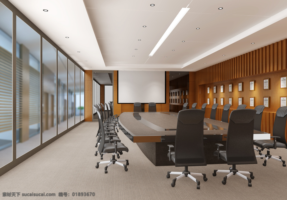 会议室 会议 现代 办公 隔断 明亮 3d设计