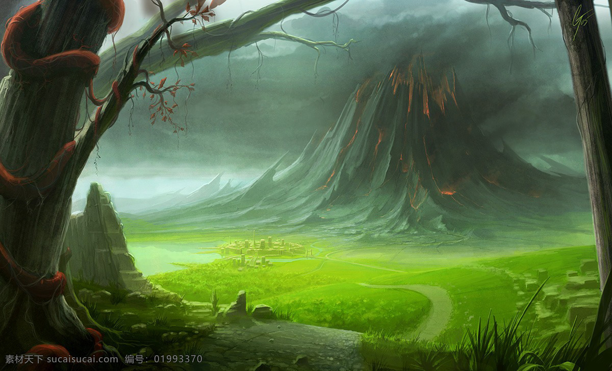 绿 光 森林 h5 背景 图 广告背景图 背景图片下载 创意背景图 banner h5背景 绿色背景图 h5背景下载 画意背景 绿光