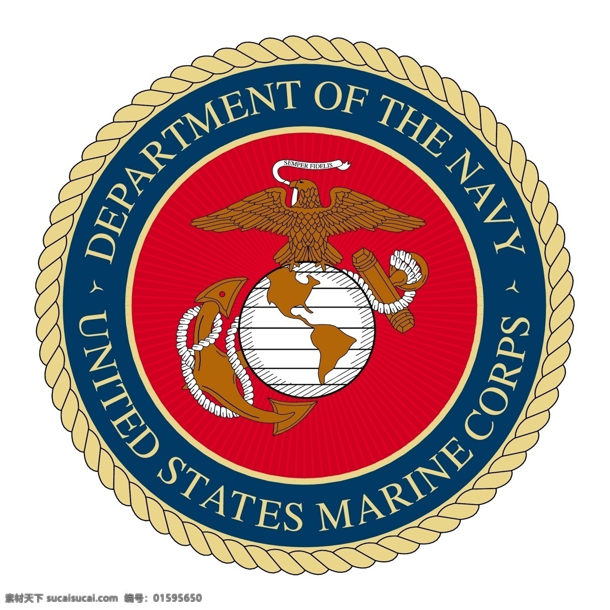 美国 海军陆战队 免费 标志 psd源文件 logo设计