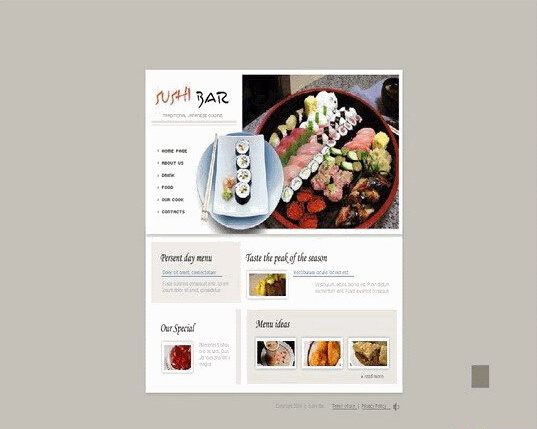 tm免费下载 网页模版 网页素材 tm 食物模板 网页模板