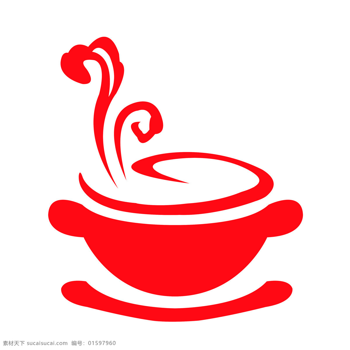 老鸭 煲 logo 老鸭煲 炖品 养生汤 标志图标 企业 标志