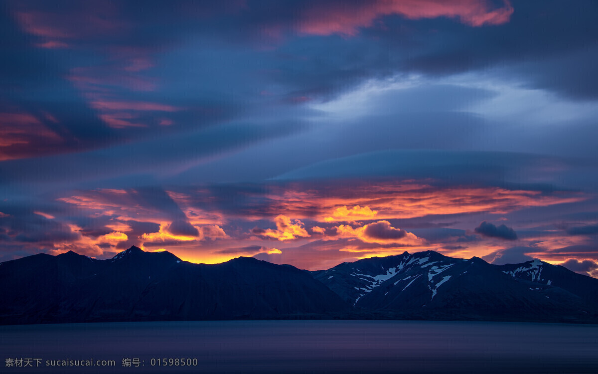 黄昏风景 黄昏 山水风景 天空 云彩 黄昏云 远山