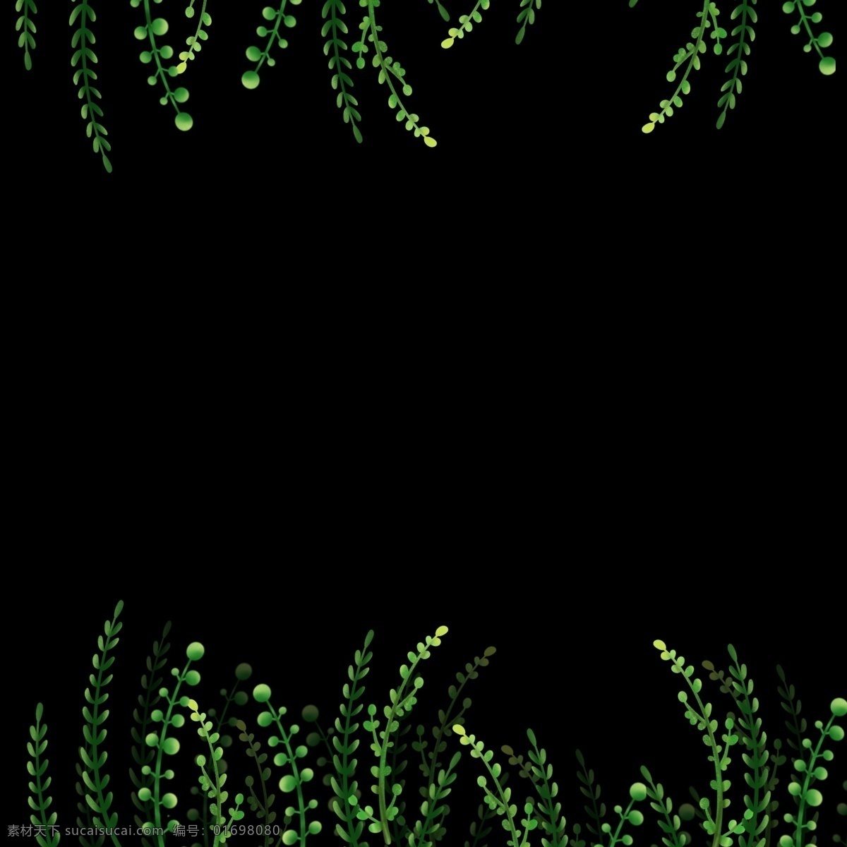 清新 绿色 树枝 装饰 免 抠 图 夏日绿色植物 绿色树装饰 季节