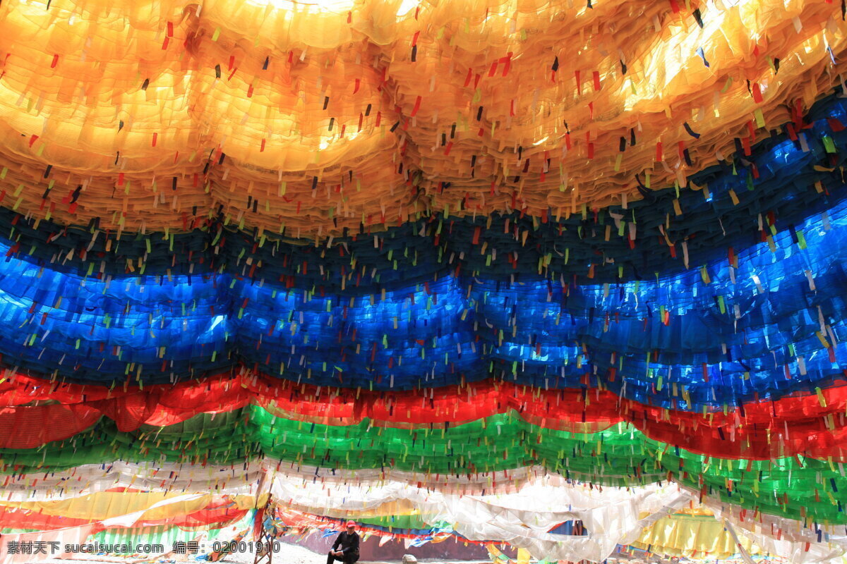 藏族大经幡 藏族 宗教 文化 大经幡 神秘感 大美青海 旅游摄影 人文景观