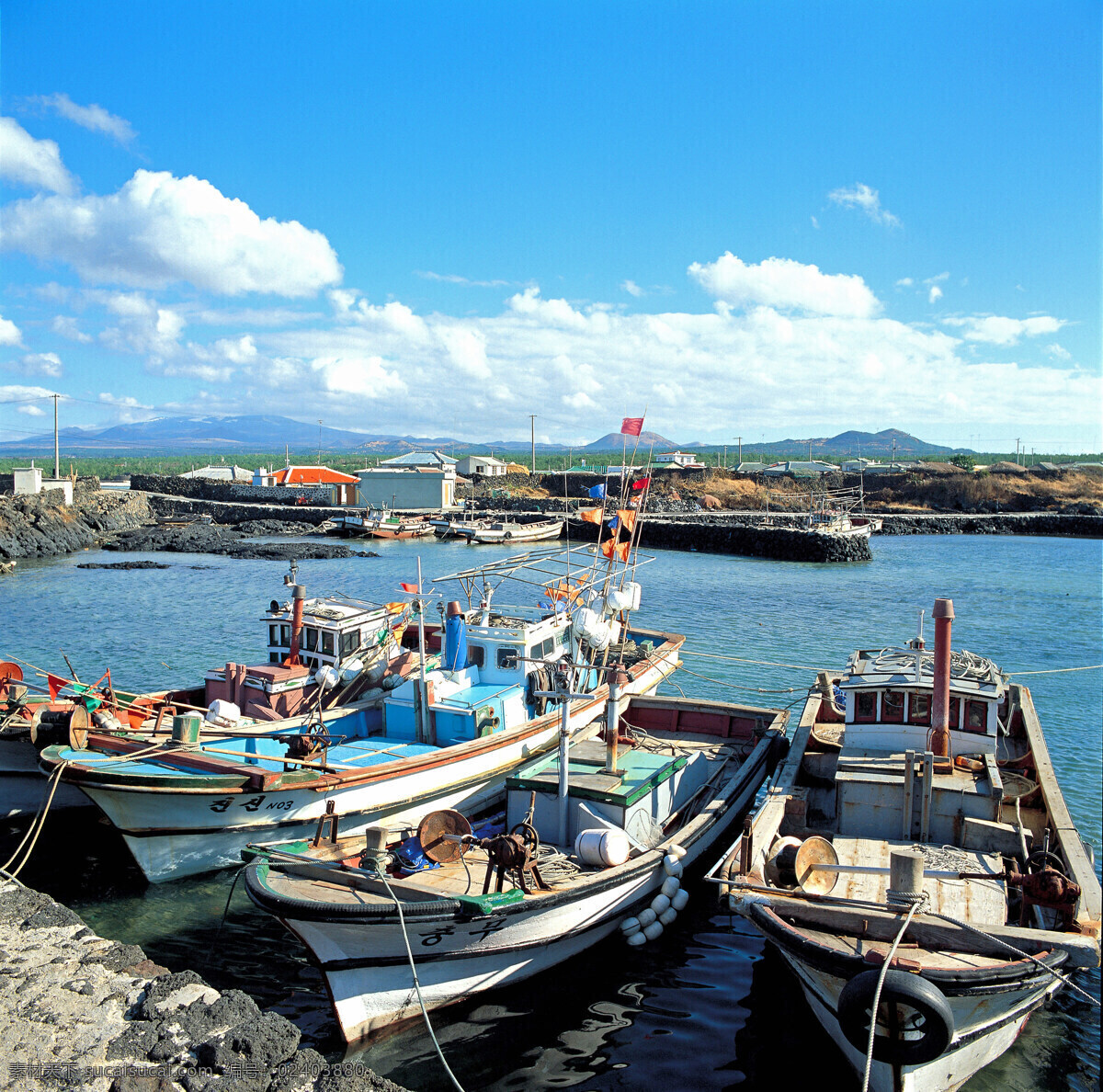 小港湾 港湾 海边一角 捕鱼 船 生活 国外旅游 旅游摄影