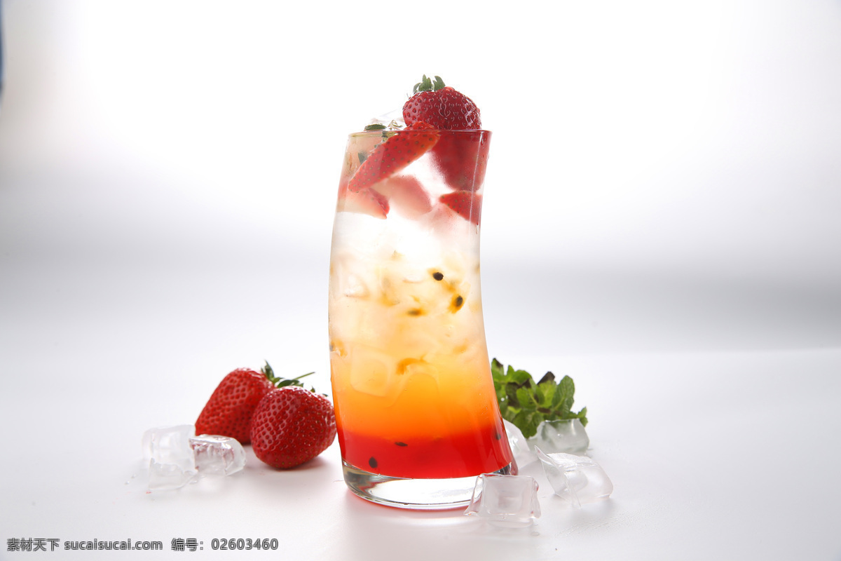 水果之恋 草莓 饮品店 奶茶 盆栽 夏季新品 餐饮美食 饮料酒水