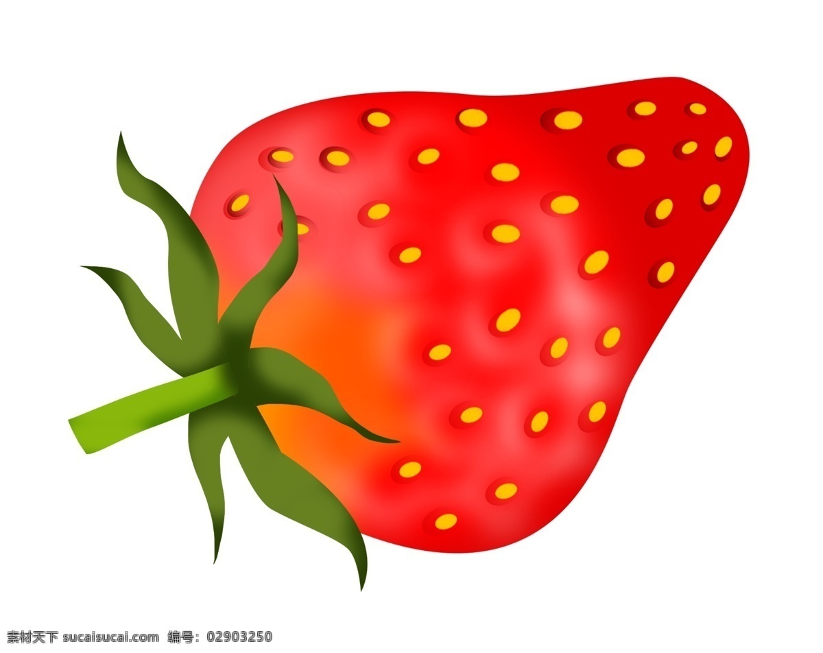仿真 新鲜 草莓 插画 仿真的草莓 新鲜的草莓 红色的草莓 手绘草莓 卡通草莓 草莓水果 美味的草莓