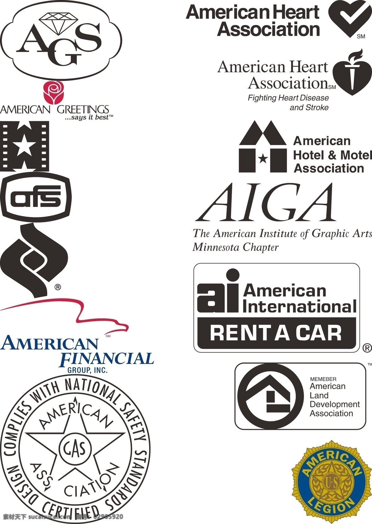 agsame 开头 logo 标志 ags ame 美国 标识标志图标 企业 矢量图库 白色