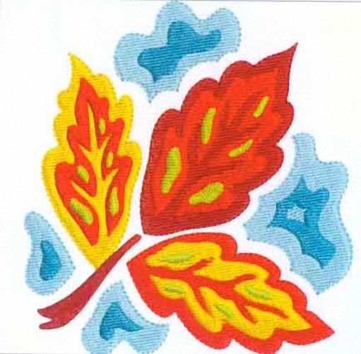 绣花免费下载 服装图案 家纺 树叶 绣花 面料图库 服装设计 图案花型