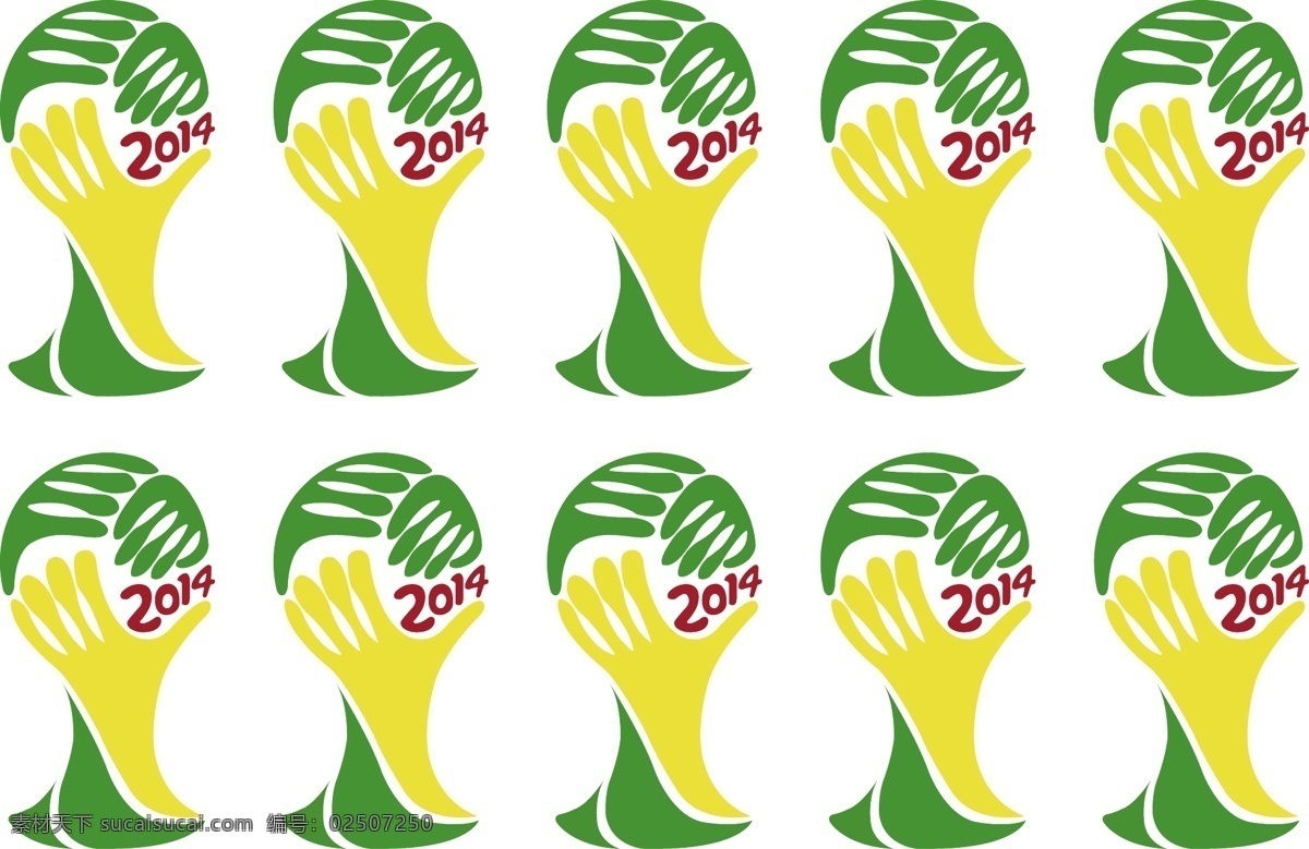 绿色奖杯背景 绿色 奖杯 背景 模板下载 2014 世界杯 巴西 足球 体育运动 生活百科 矢量素材 白色