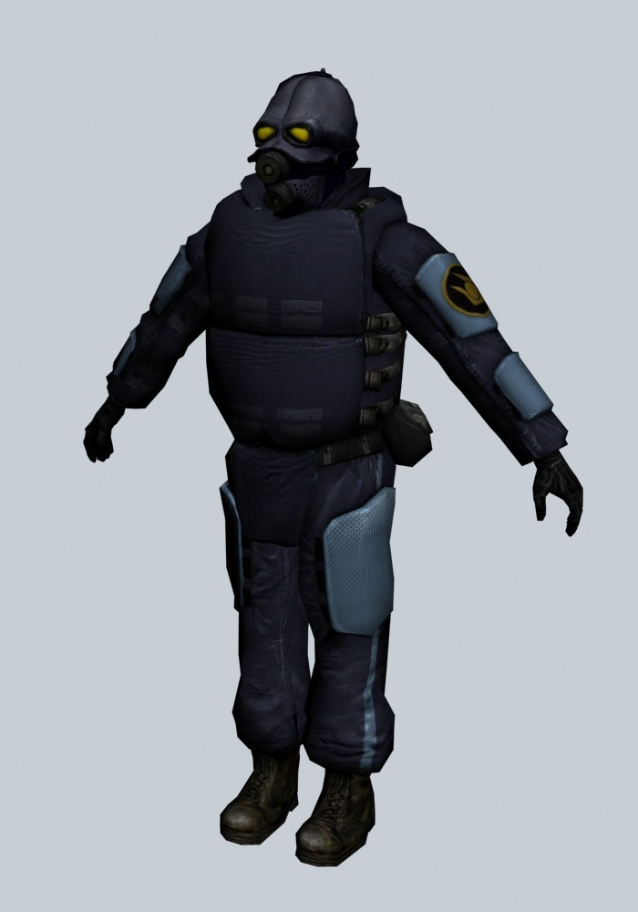 狱警 prisonguard combine 半条命 halflife soldier 游戏电影 3d模型素材 其他3d模型