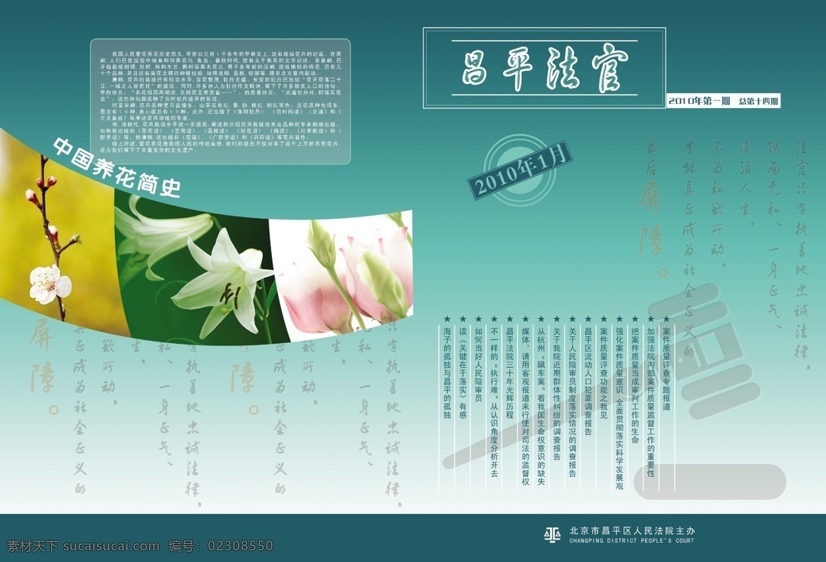 刊物 法院 封面 广告设计模板 画册设计 期刊 宣传册 源文件 杂志 其他画册封面