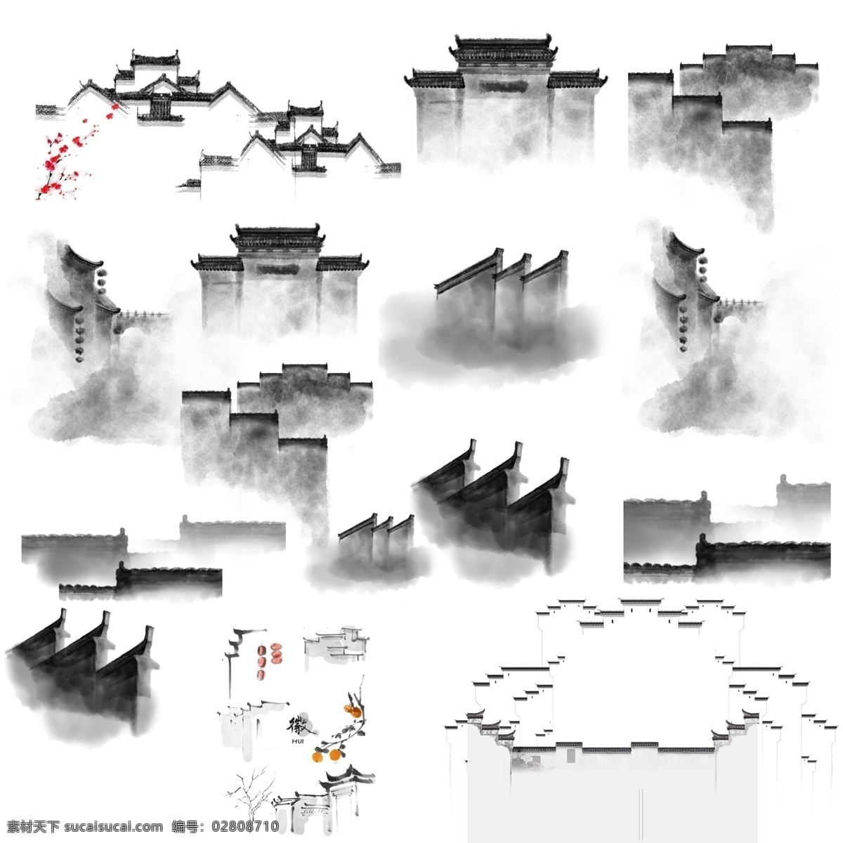 水墨建筑 山川 水墨画 水墨江南 中国风江南 江南建筑 水墨江南建筑 水墨美景 毛笔字 鱼 锦鲤 建筑剪影 水墨剪影 水墨山川 广告海报 分层