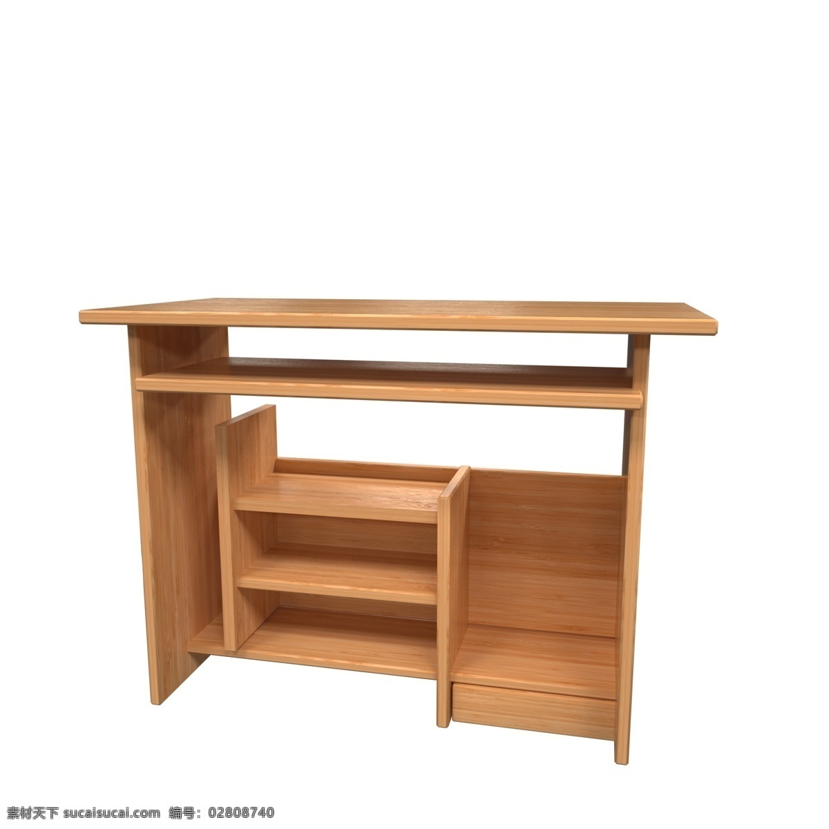 3d 写实 木质 电脑桌 c4d 写实仿真 家居 装饰 办公室 客厅 卧室 抽屉 桌子 木质桌子 置物架 柜子