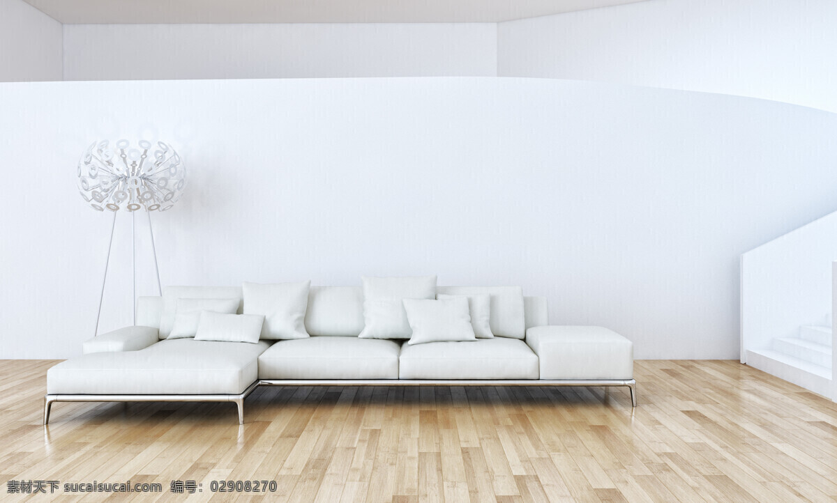 转角 沙发 效果图 客厅 木地板 室内装修 室内装修设计 室内装潢 室内设计 环境家居