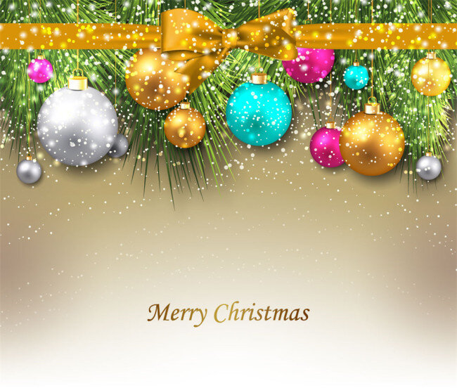 矢量 高档 圣诞 背景 圣诞背景 圣诞节 唯美 唯美背景 矢量素材 梦幻背景 光效 蝴蝶结