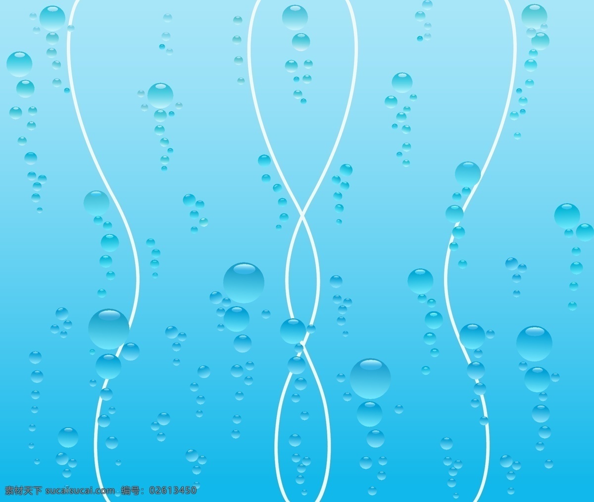 矢量 水珠 气泡 水泡 波浪 背景 矢量图 其他矢量图