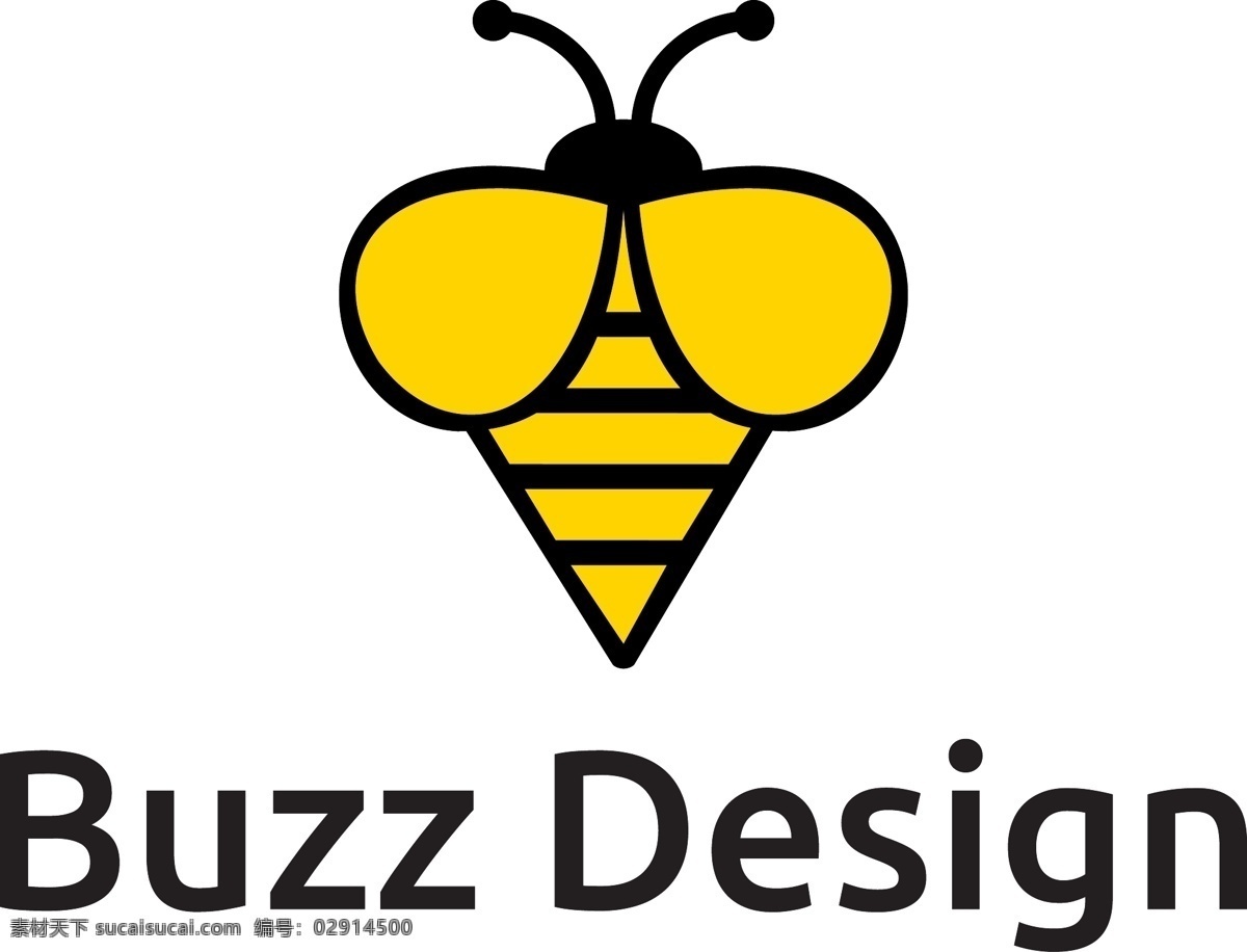 卡通 蜜蜂 矢量 logo 矢量logo 卡通蜜蜂 蜜蜂logo 白色