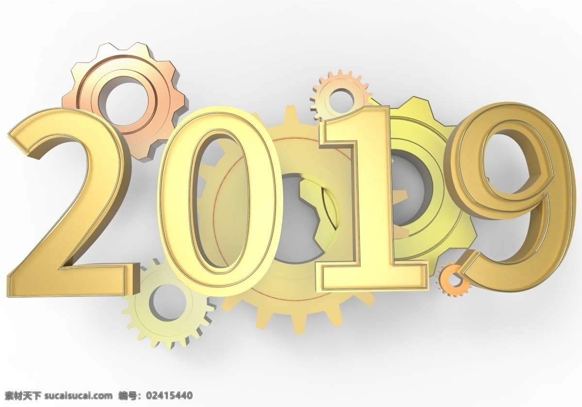 2019 新年 立体 金属 齿轮 金属立体 材质 黄金 层叠 反光 应用于工业 电商 黄金时代 结构层次 黄铜 机械转动 工业化