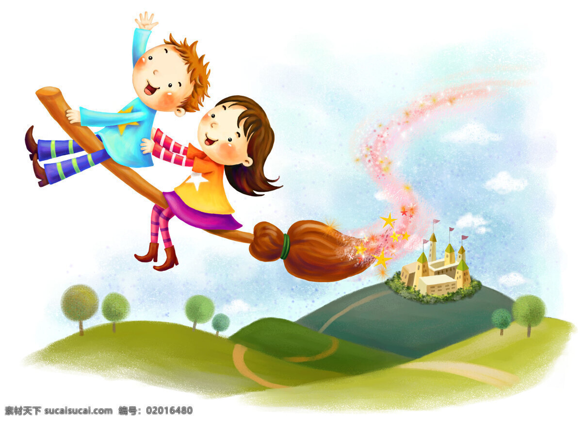 粉 紅 熊 與 女孩 粉紅熊 男孩 可愛插圖 夢幻 童話 故事童話