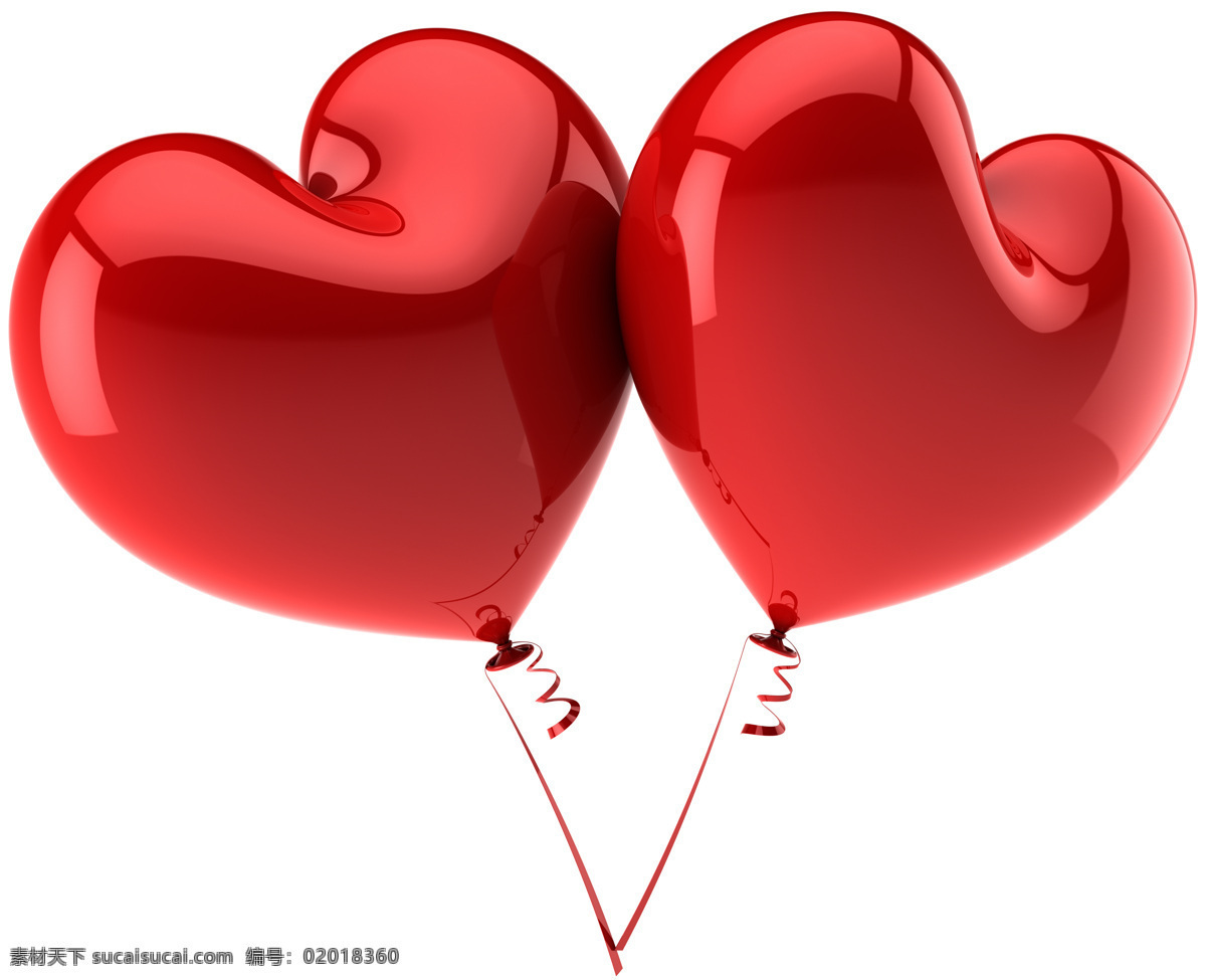 红色爱心气球 气球 红色气球 爱心气球 气球束 爱心 爱情 节日庆典 生活百科 白色