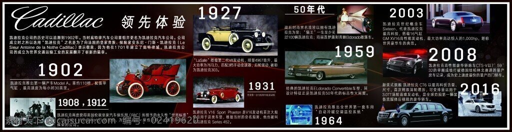 汽车海报 黑色背景 汽车背景 汽车文化 凯迪拉克 老爷车 凯迪拉克历史 汽车历史