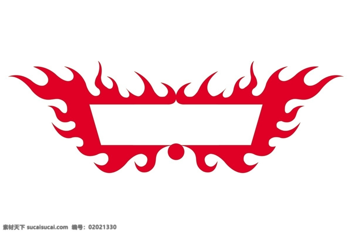 火焰 纹饰 边框 psd源文件