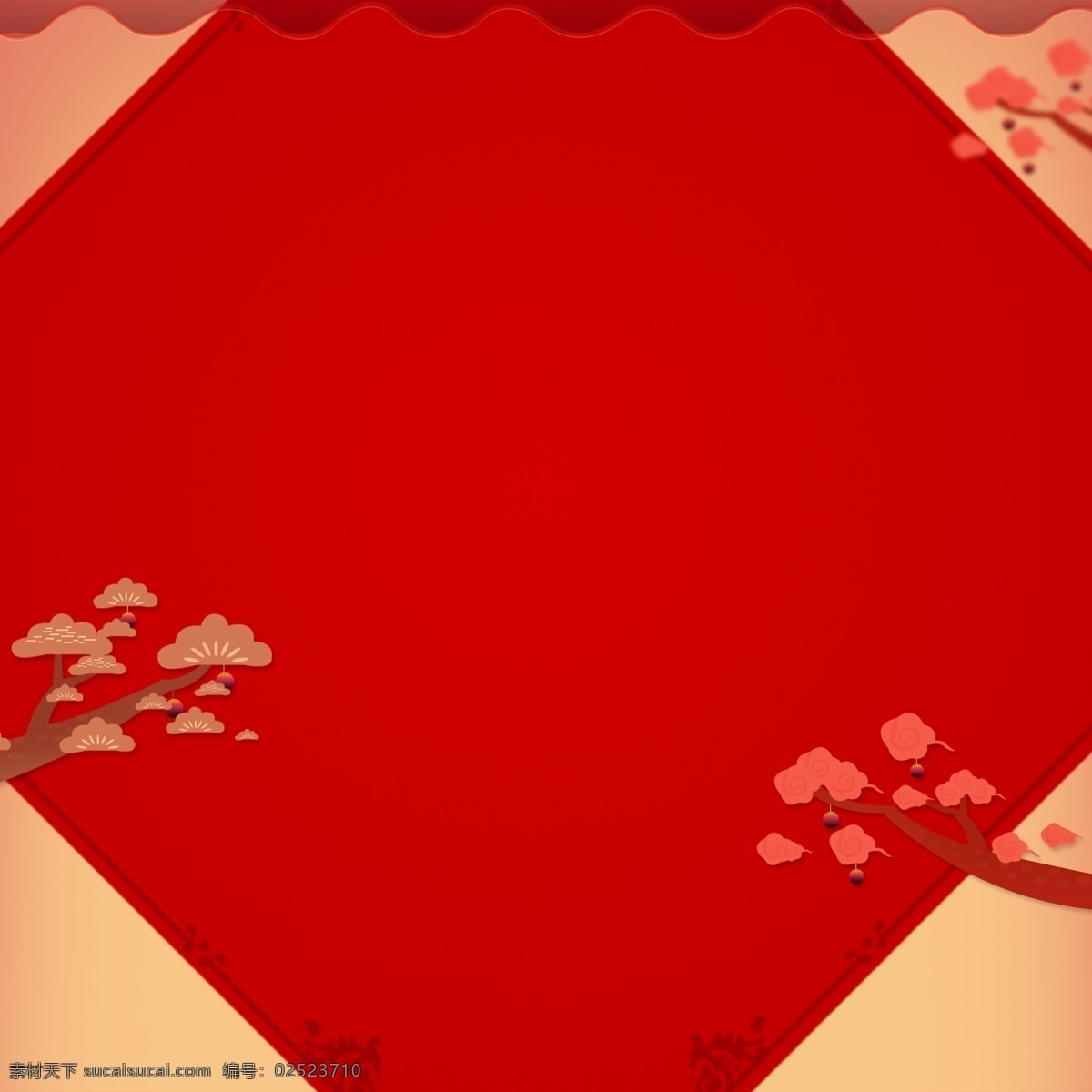 简约 红色 喜庆 新年 电商 主 图 背景 电商背景 主图背景