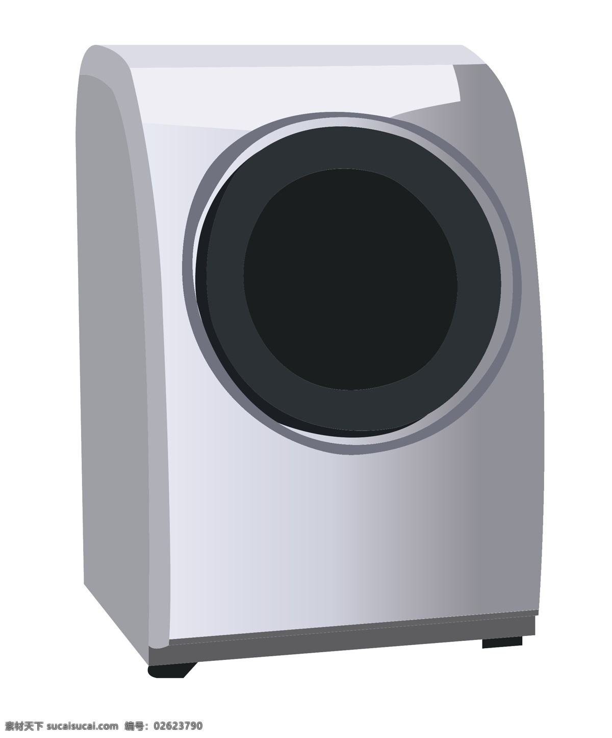 家用电器 洗衣机 插画 白色的洗衣机 卡通插画 电器插画 用电器具 用电产品 全自动洗衣机