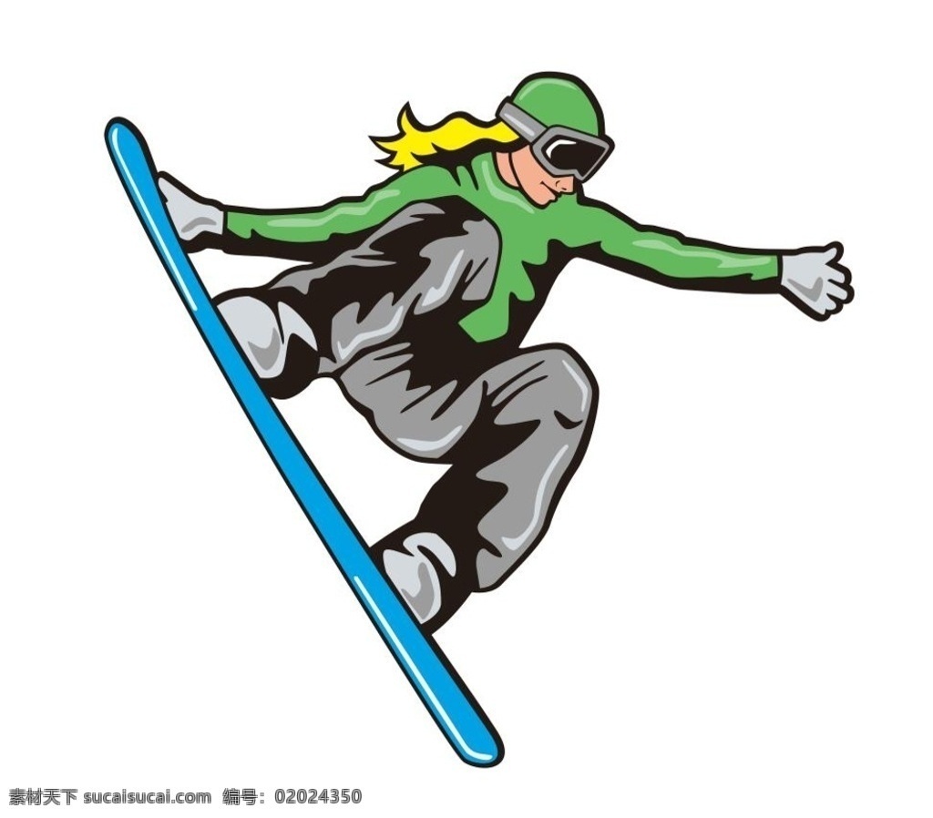滑雪 极限运动 简笔画 线条 线描 简画 黑白画 卡通 手绘 简单手绘画 矢量图 运动矢量图 文化艺术 体育运动