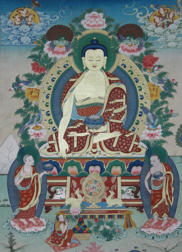 释迦牟尼 佛 唐卡 高清 佛教 信仰 释迦摩尼佛 阿弥陀佛 西藏 文化艺术 宗教信仰