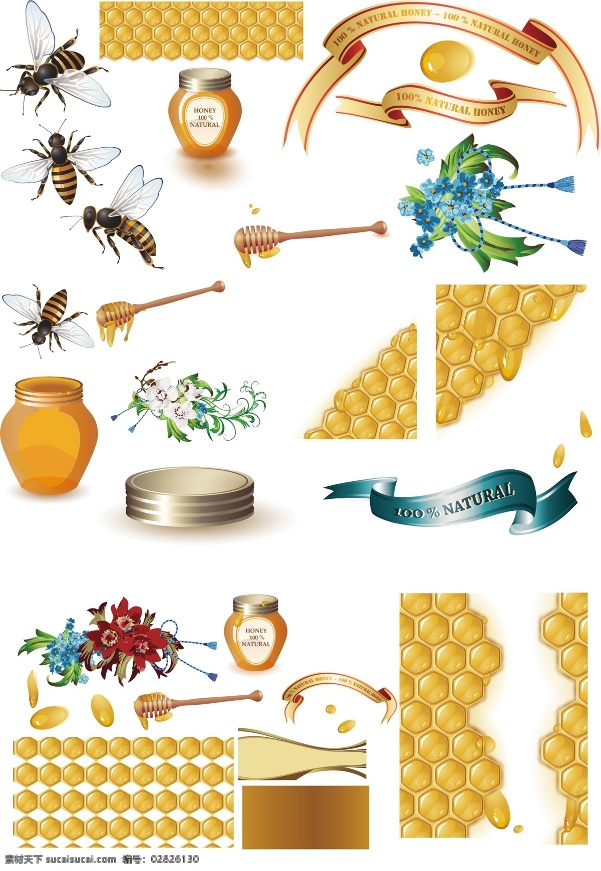 背景 底纹 蜂巢 蜂窝 花卉 金色 昆虫 梦幻 蜜蜂和蜂蜜 糖罐 蜂蜜 蜜蜂 矢量 模板下载 蜂蜜蜂巢蜜蜂 蜜蜂主题 psd源文件