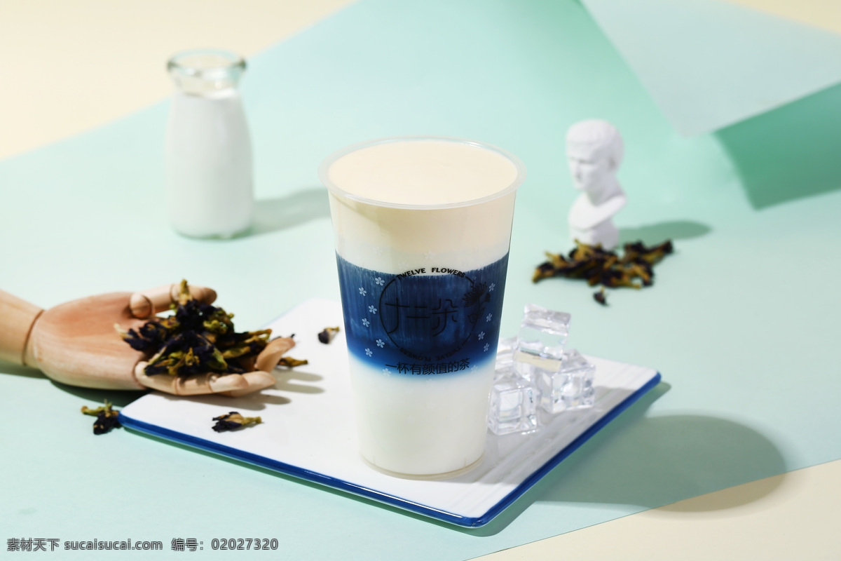 蓝精灵 奶茶 茶饮 十二朵奶茶 十二朵茶饮 奶茶加盟 水果茶 奶盖茶 餐饮美食 饮料酒水