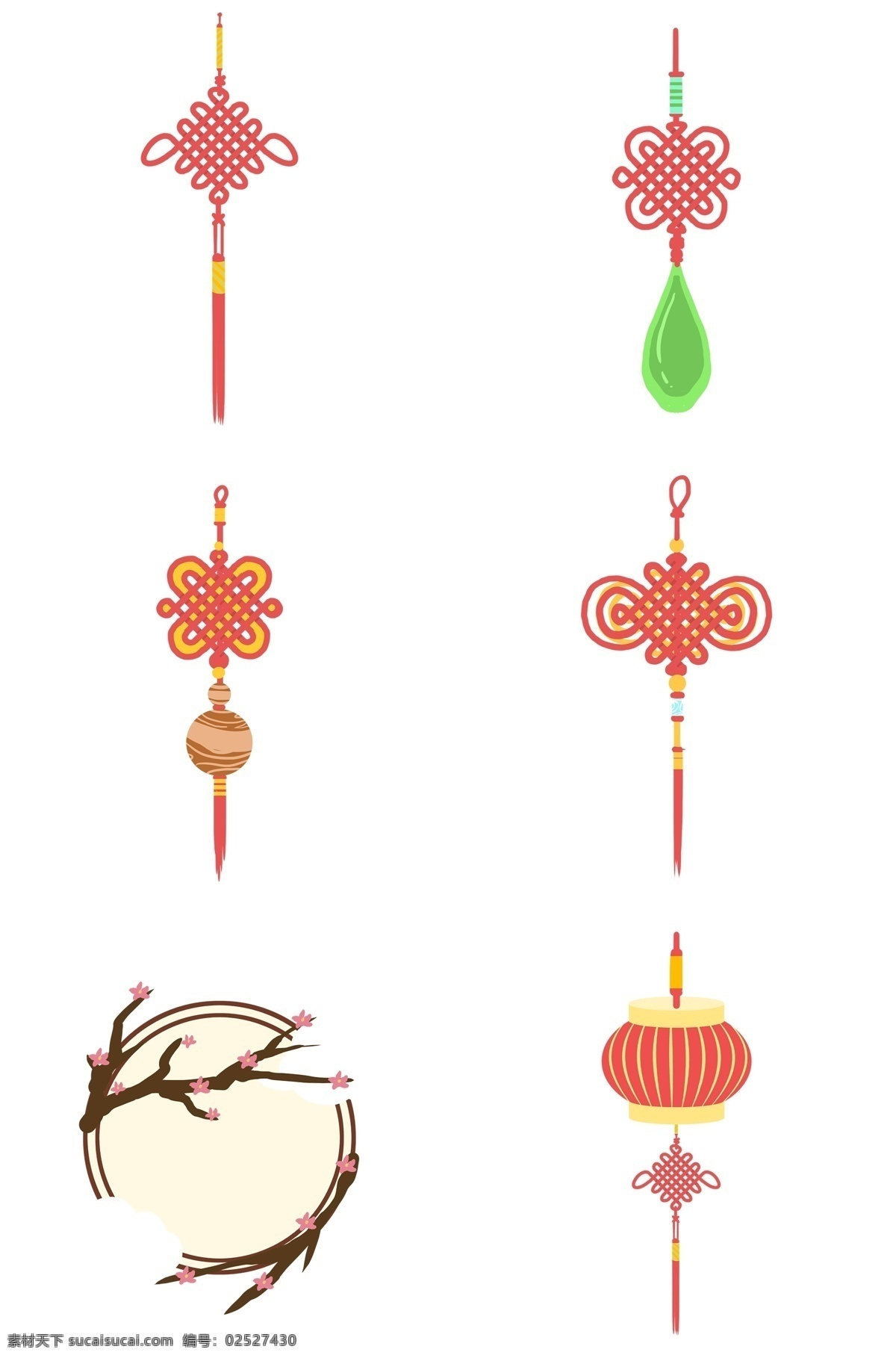 中国 风 红色 中国结 装饰风格 翡翠 绿色的翡翠 翠绿 翠绿色 复古 创意 简约风格