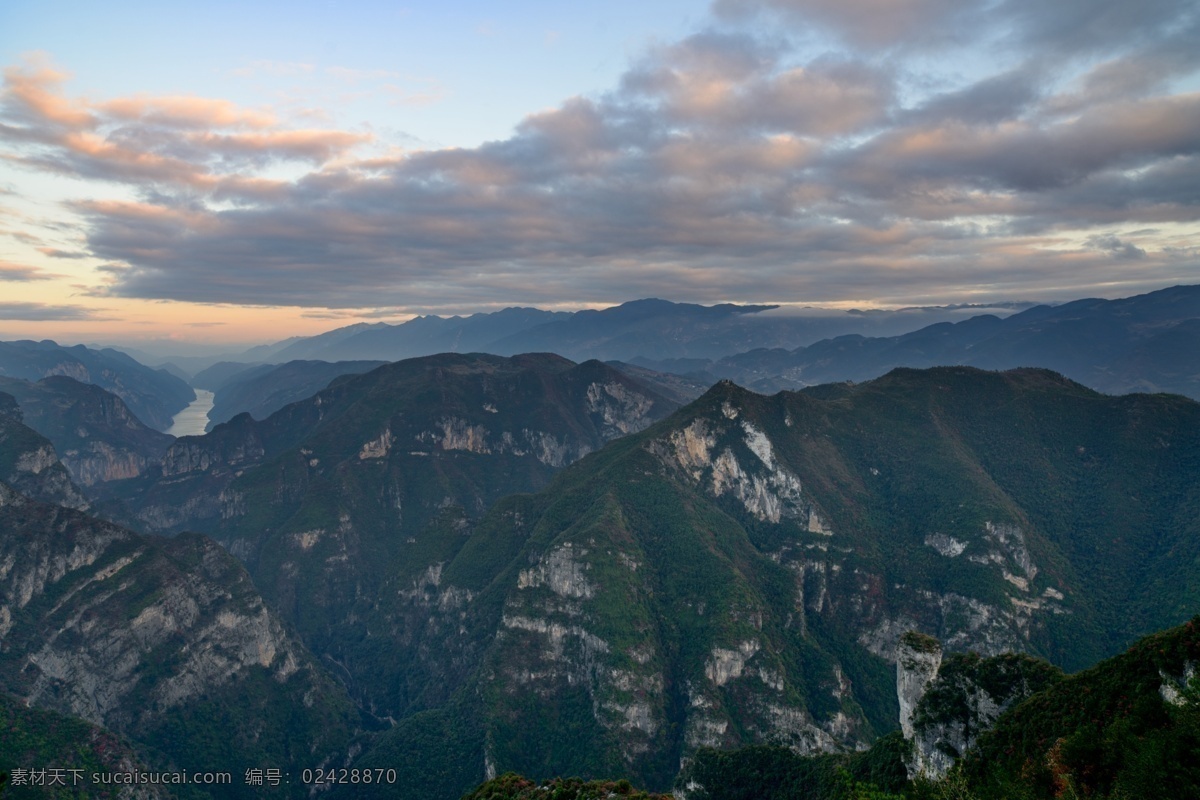 长江巫峡风光