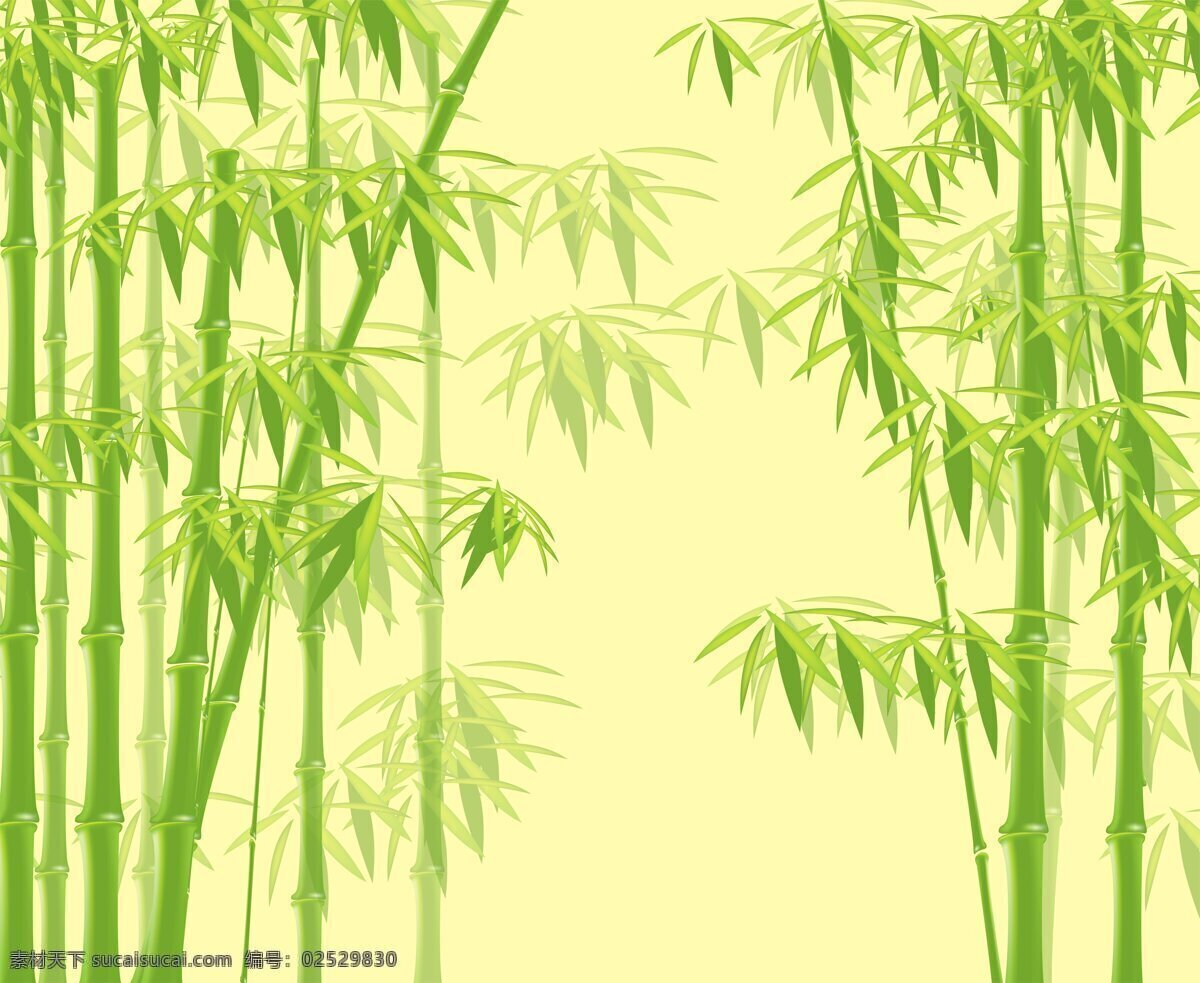 个性高精竹 黄底 个性 高精度 竹子 黄色