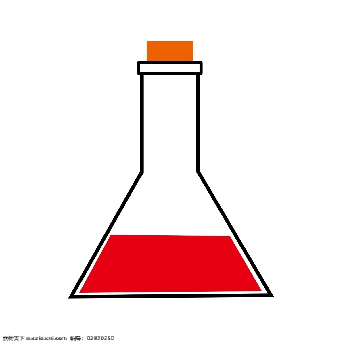化学 器皿 药品 插图 容器 瓶子 化学器皿 玻璃瓶子 玻璃容器 液体 红色液体 化学药物