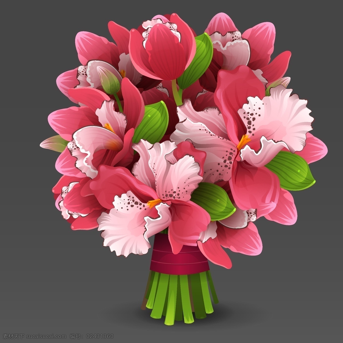 花束 花朵 花捧 一捧鲜花 鲜花 一束鲜花 花卉 一束花 矢量花朵 花 花蕊 花芯 绽放的花朵 生物世界 花草