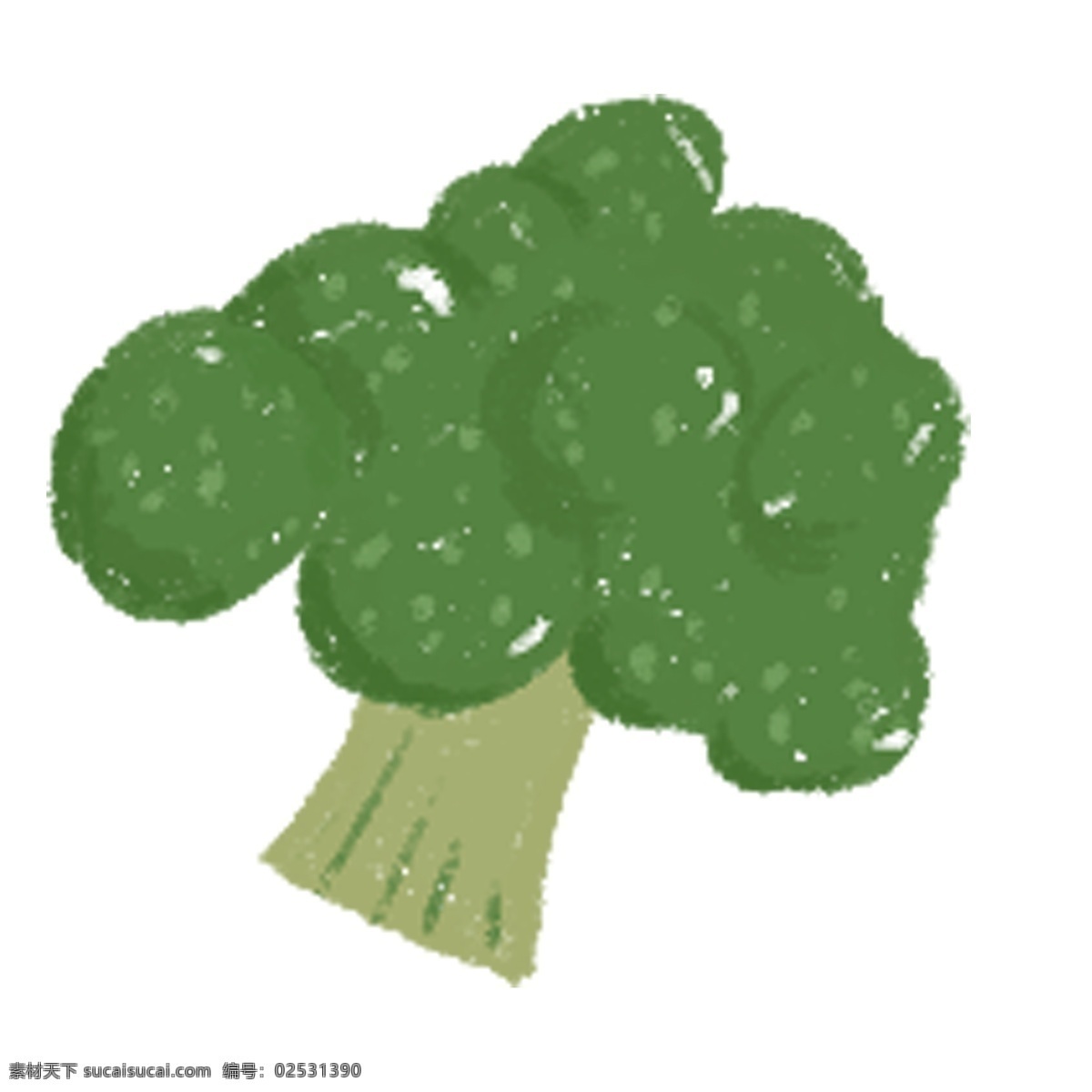 绿色 的卡 通 菜花 绿甘蓝 卡通 卡通做饭食材 做饭食材 食物食材 美味食材 蔬菜食材