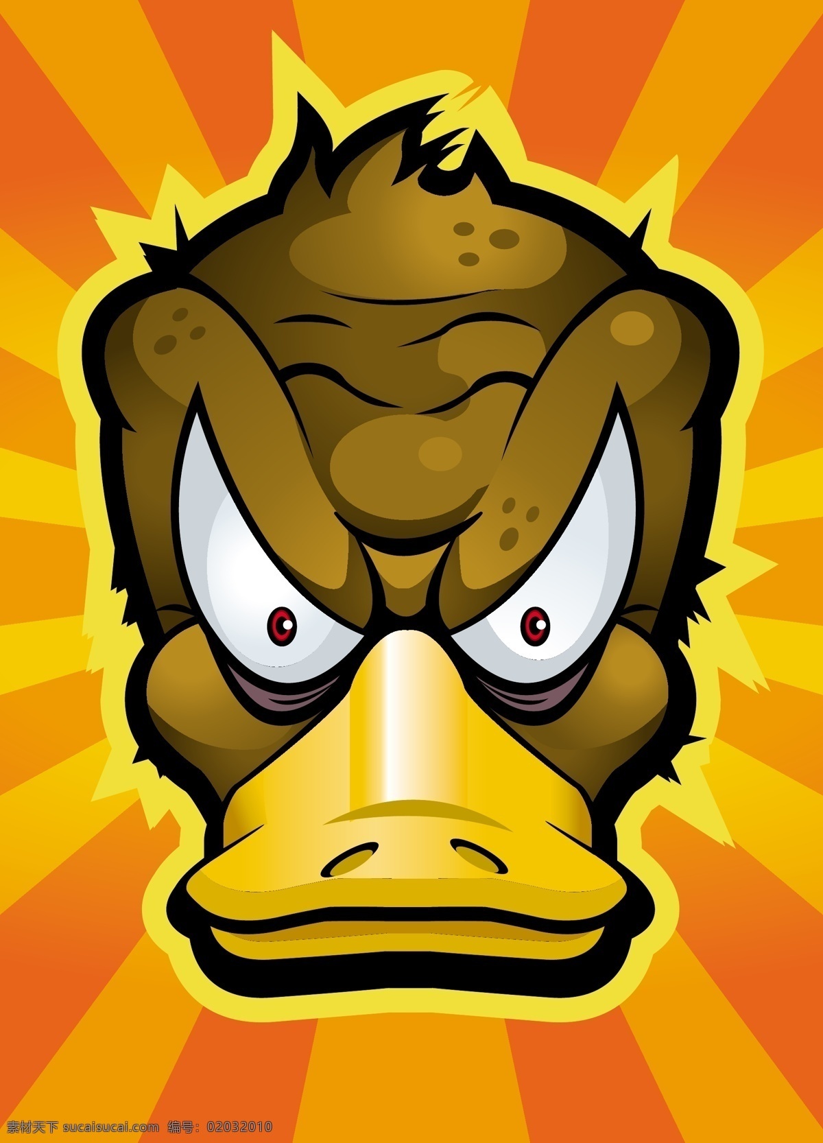 cartoon duck 背景壁纸