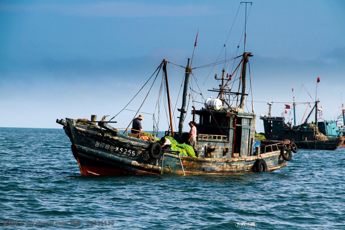 渔民 青岛 大海 捕鱼 风光 旅游摄影 国内旅游