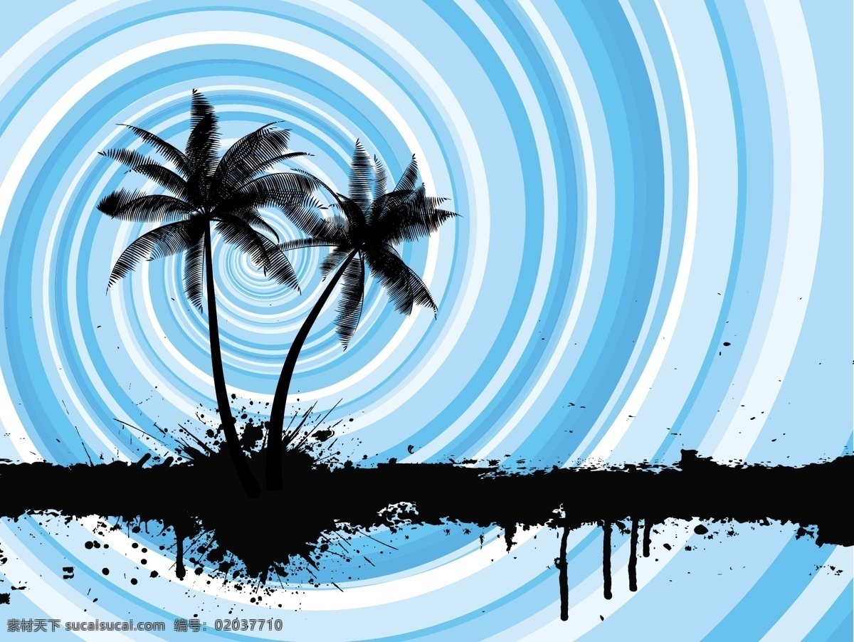 棕榈树 海滩 背景 树 夏天 旅行 自然 蓝色背景 蓝色 轮廓 树木 热带 棕榈 日落 度假 海岛 夏日海滩 自然背景 树木剪影 美丽 青色 天蓝色