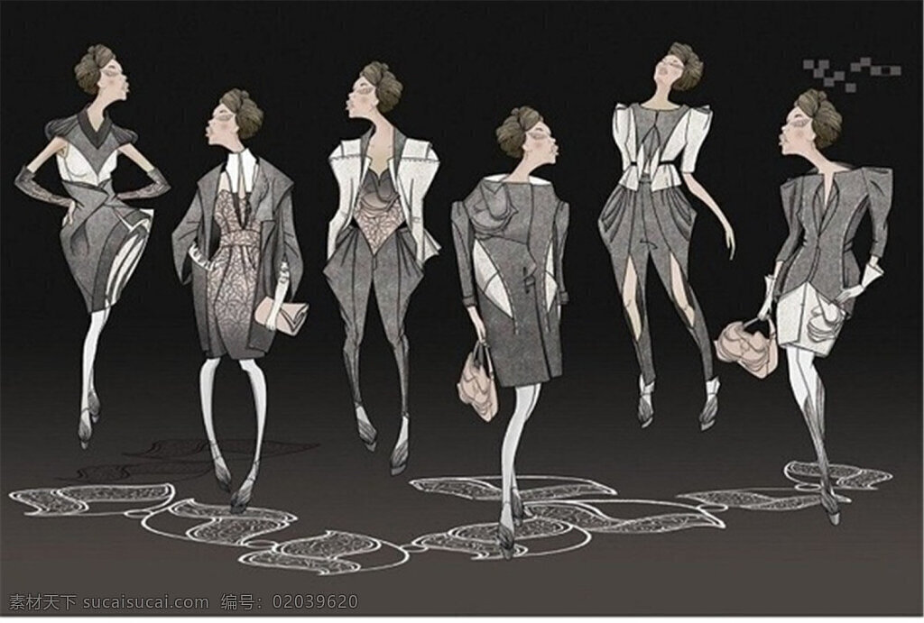 款 时尚女装 设计图 服装设计 职业女装 职业装 女装设计 效果图 短裙 衬衫 服装 服装效果图 连衣裙