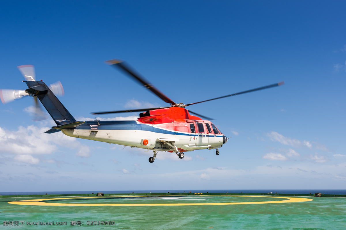 机场 起飞 直升机 飞机场 蓝天白云 直升飞机 交通工具 汽车图片 现代科技