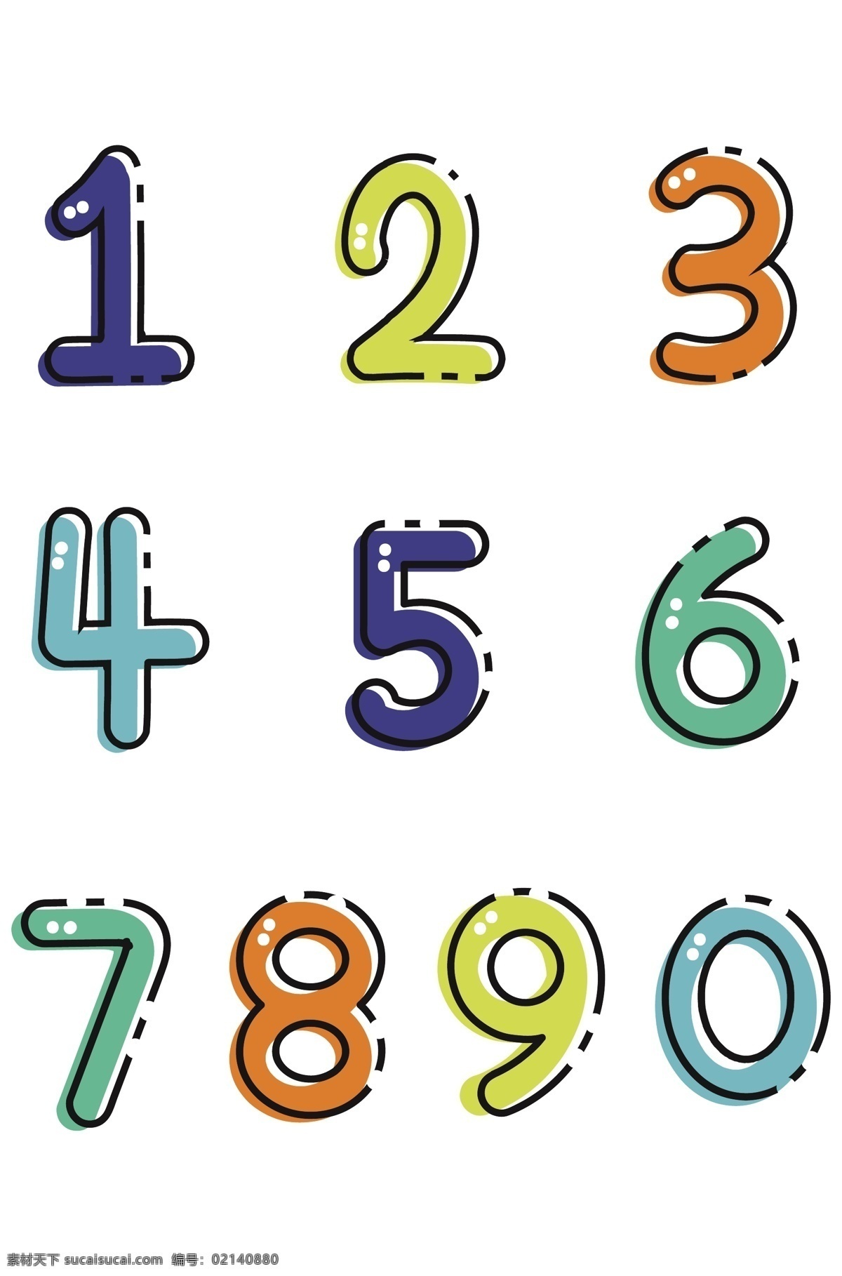 数字字体设计 数字 跑道字体设计 数字数字设计 创意数字 矢量数字字体 创意字体 书籍数字 字体设计 阿拉伯数字 艺术字