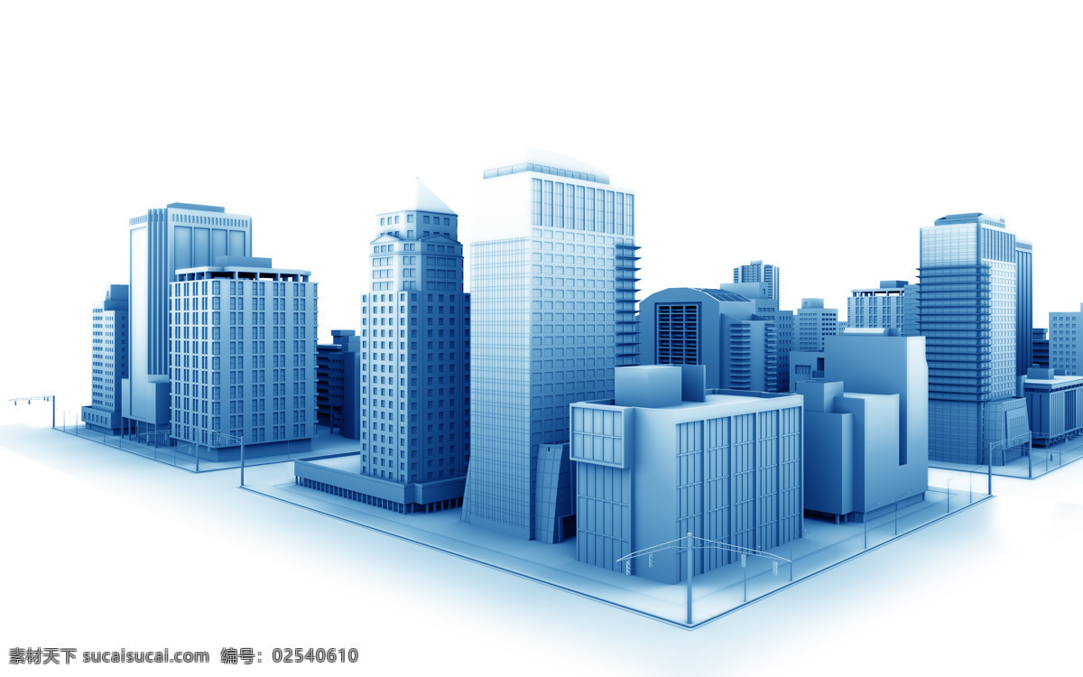 3d 建筑 3d设计 城市 高楼 商业 3d模型素材 其他3d模型