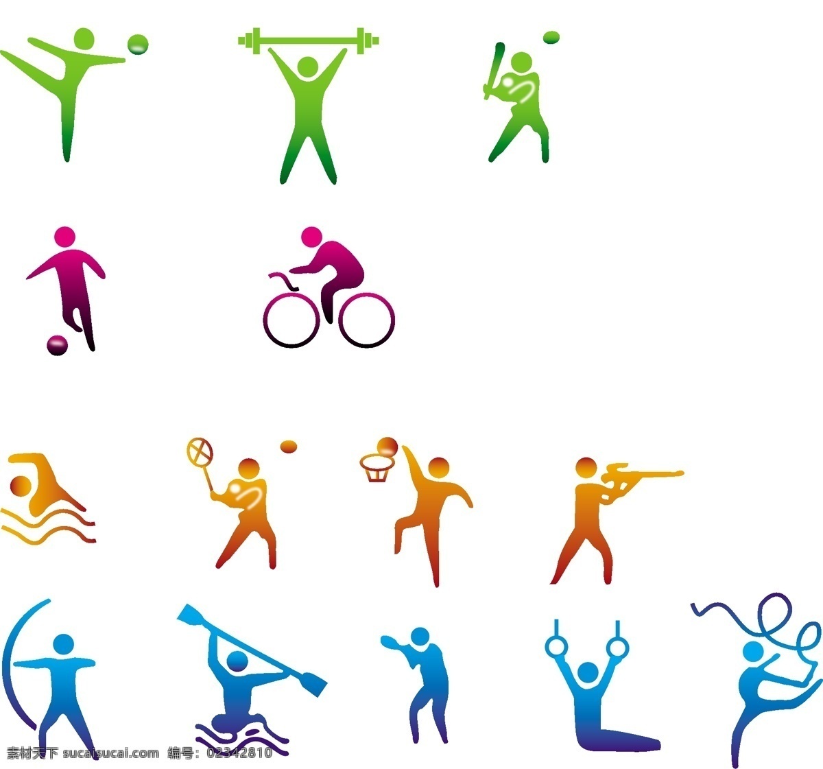 体育运动标识 运动 矢量图 标识 体育运动 标志图标 公共标识标志