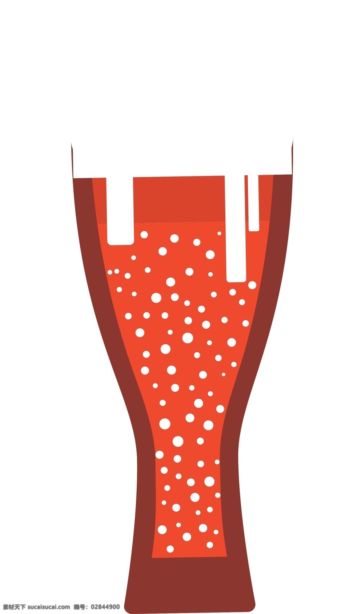 矢量 手绘 卡通 汽水 杯 汽水杯 红色 可乐 啤酒 饮料 果汁 玻璃杯 啤酒杯 饮料杯 冷饮 咖啡
