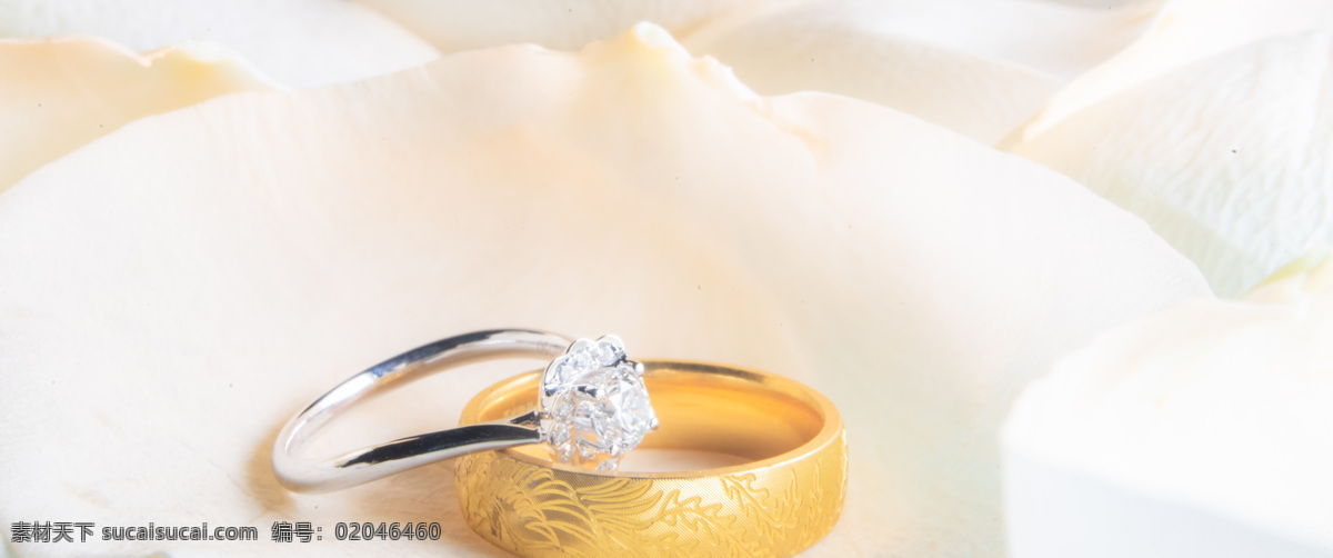 黄金 戒指 钻石 结婚 钻戒 新郎 新郎新娘