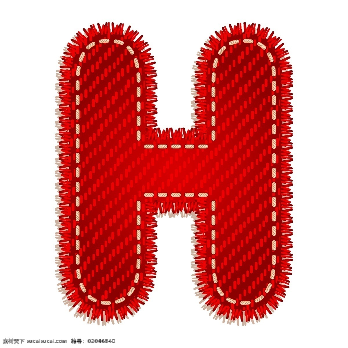 红色字母h 红色 字母 卡通字母 卡通图案 节日素材 h 书画文字 文化艺术 矢量素材 白色